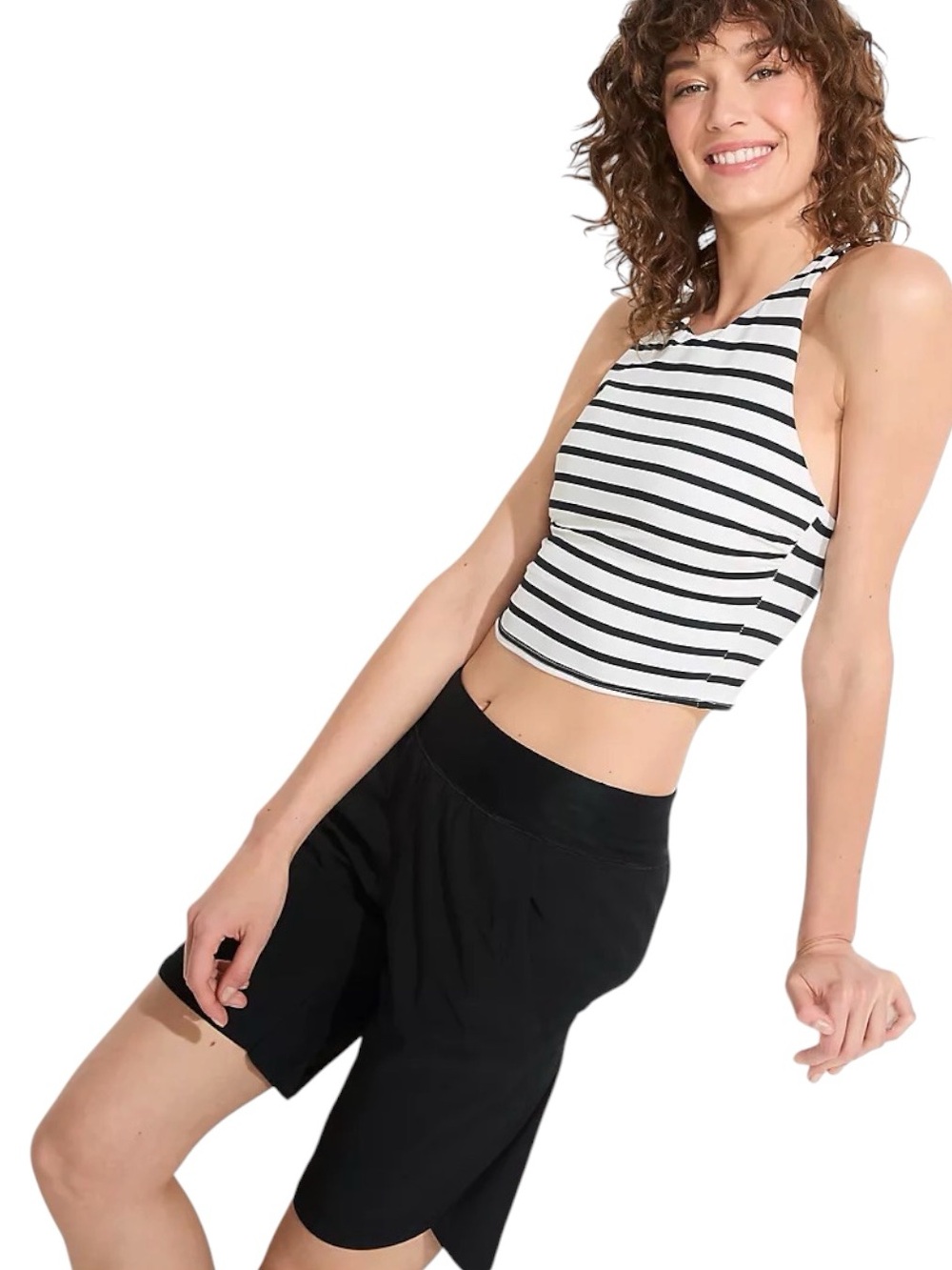 Lands’ End SunShade UPF 50 Black 9” Board Shorts - Sz. 8 w/Panty